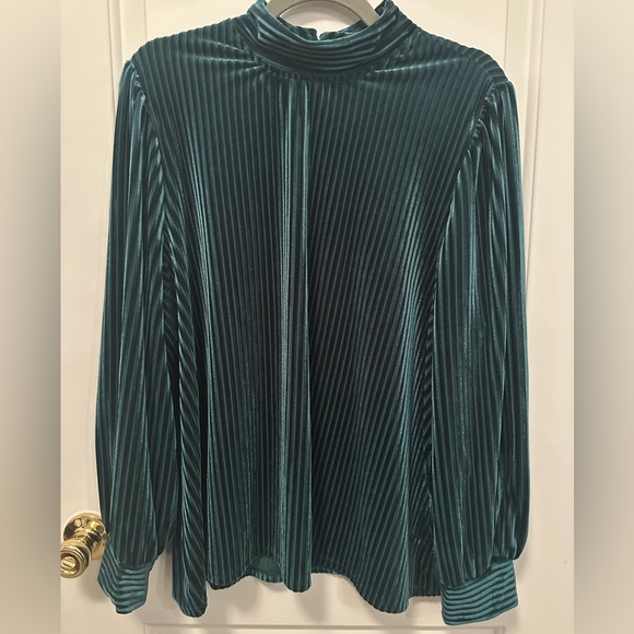 Cable & Gauge Emerald Blouse - Picture 1 of 3